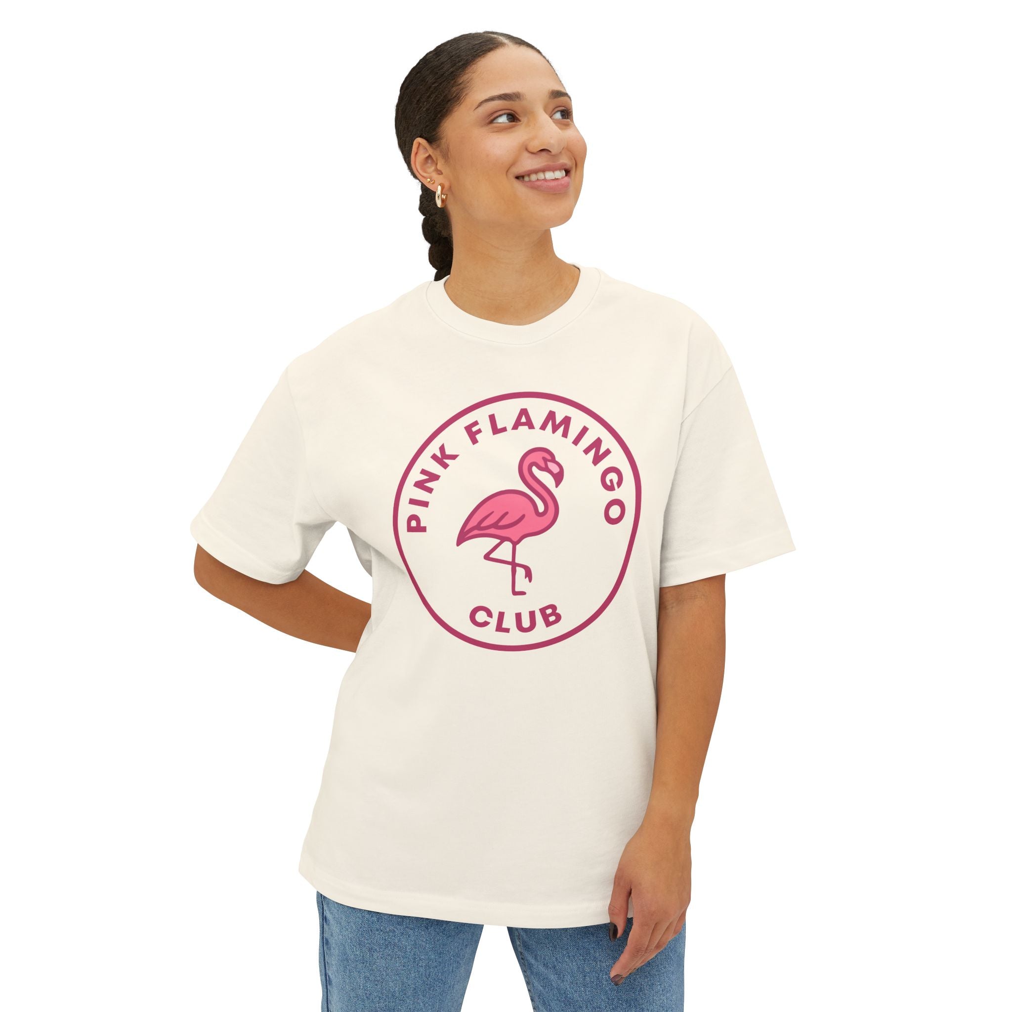 The Club Seal Unisex Oversized Boxy Tee